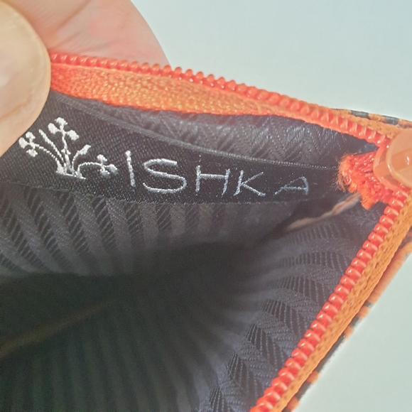 Ishka  orange and brown tooled animal clutch - Picture 4 of 4